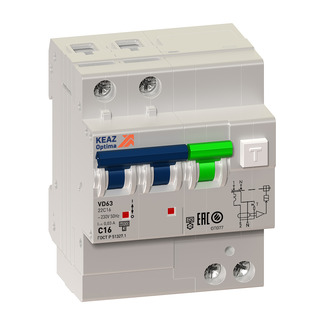 OptiDin VD63-22C25-A-УХЛ4 (2P, C25, 30mA)